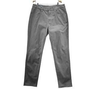 FootJoy 1857 Mens Grey Sueded Cotton Twill 5 Pocket‎ Pants W35 L34 Golf Casual